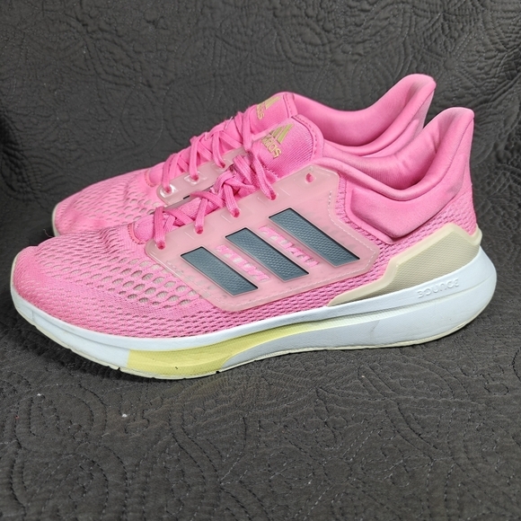 adidas Shoes - Adidas Women's EQ21 Pink Running Sneaker Athletic Comfy Shoe Size 11